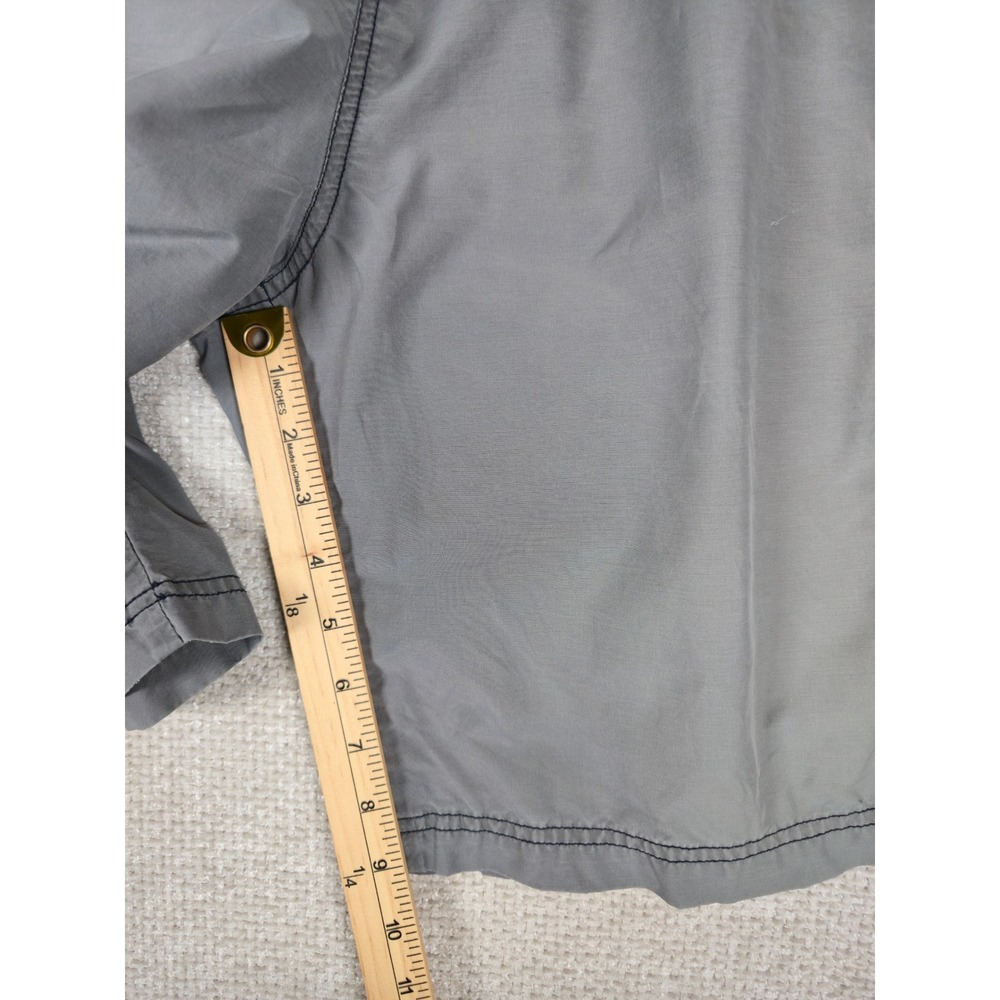Old Navy Trek Cargo Shorts Gray Mens Large Y2K Techwear Baggy Gorpcore Belted - Picture 10 of 14